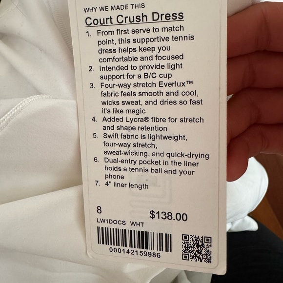 Lululemon Court Crush Tennis dress - Picture 5 of 5
